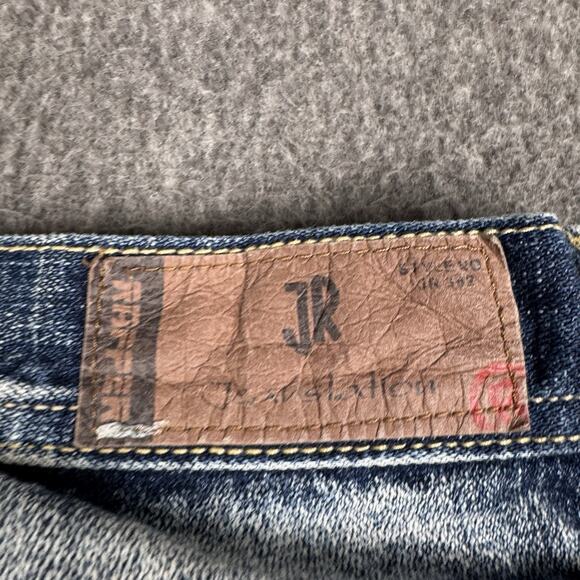 Vintage Jean Station Rapper Jeans Men’s 30 Blue Zip Pocket Bootcut Grunge Y2K - Picture 3 of 8